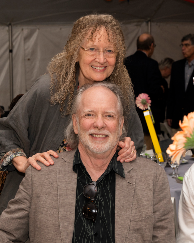 Mary Pope Osborne and Will Osborne pose together at the CATA Gala