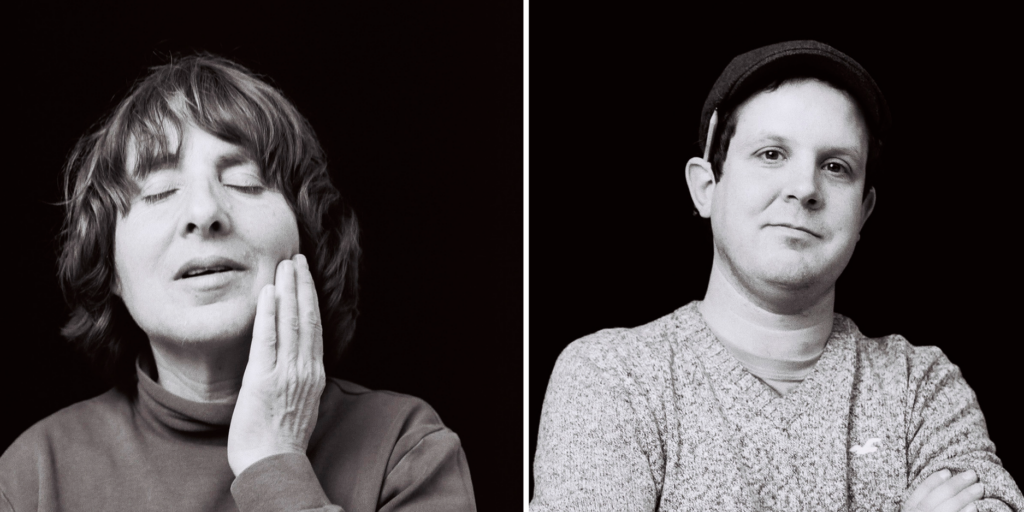 Black and white headshots of two CATA artists