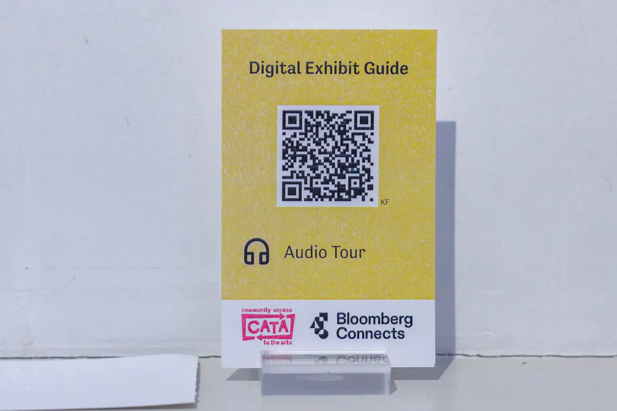 Attendees scanned QR codes to access CATA's digital exhibit guide. Explore it now at cataarts.org/digitalguide