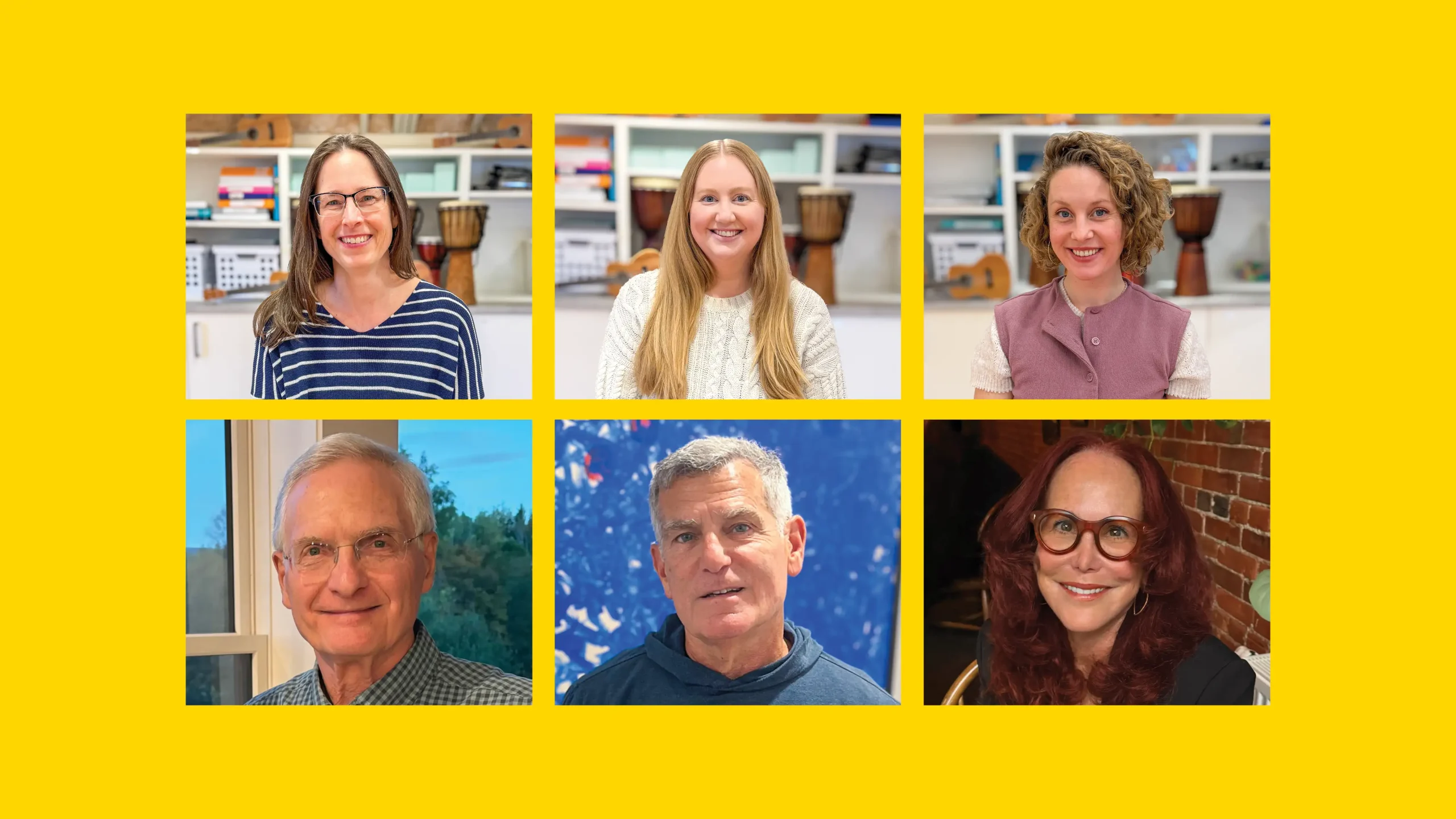 A grid of six photo headshots.