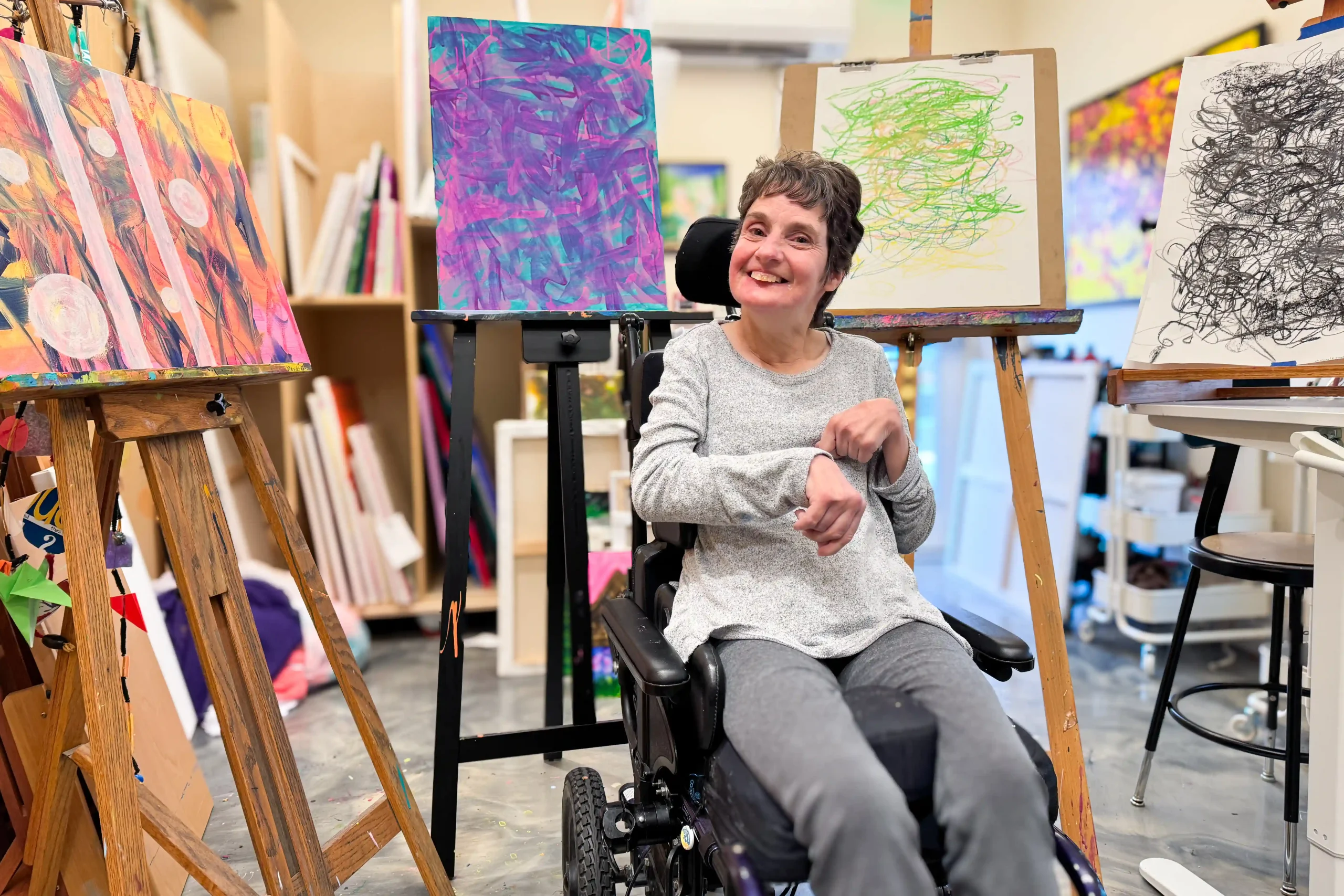"Being a CATA artist makes me feel seen and heard," says Carrie.