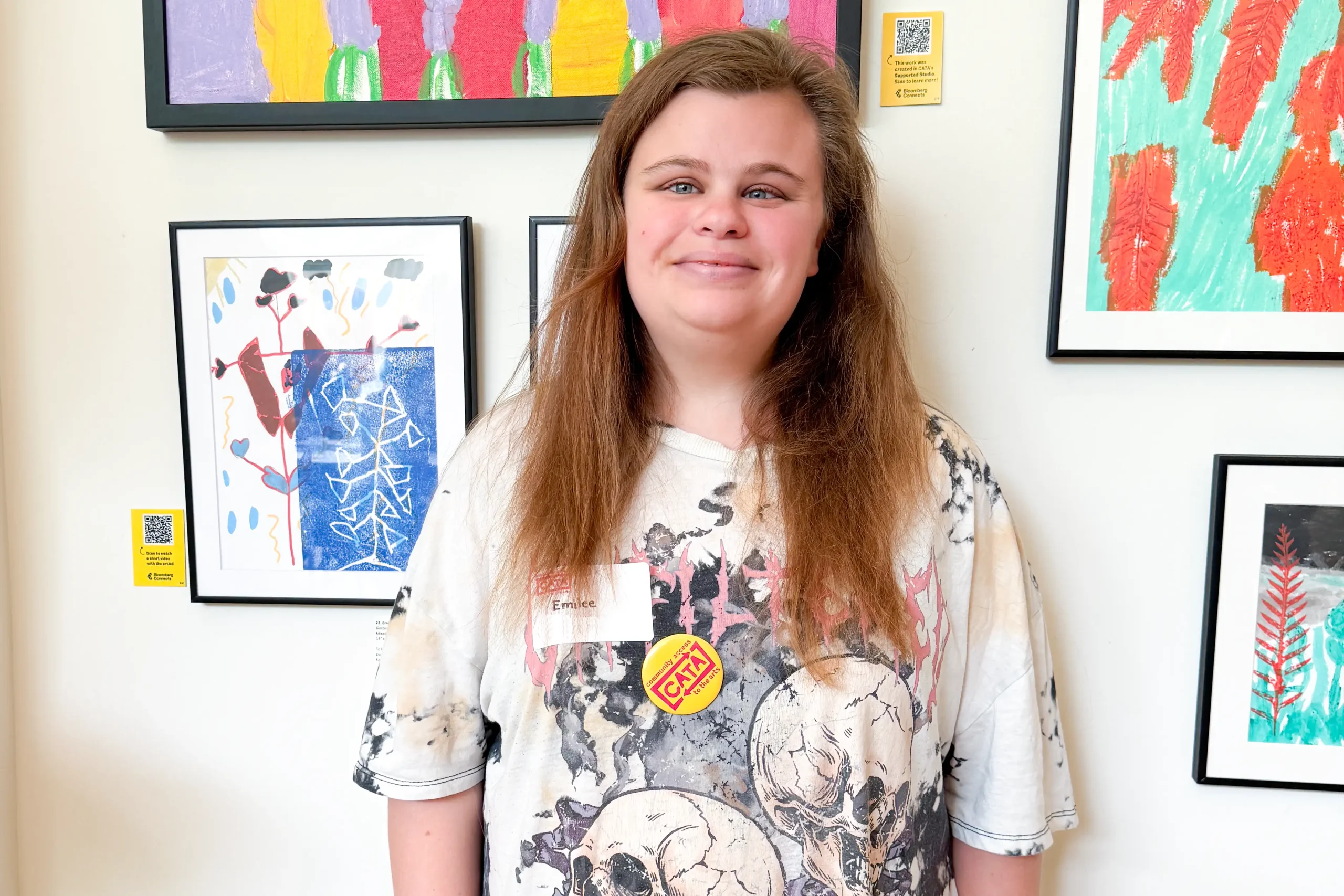 Emilee (BFAIR) lets her creativity soar in CATA’s Annual Art Show at the Clark Art Institute.