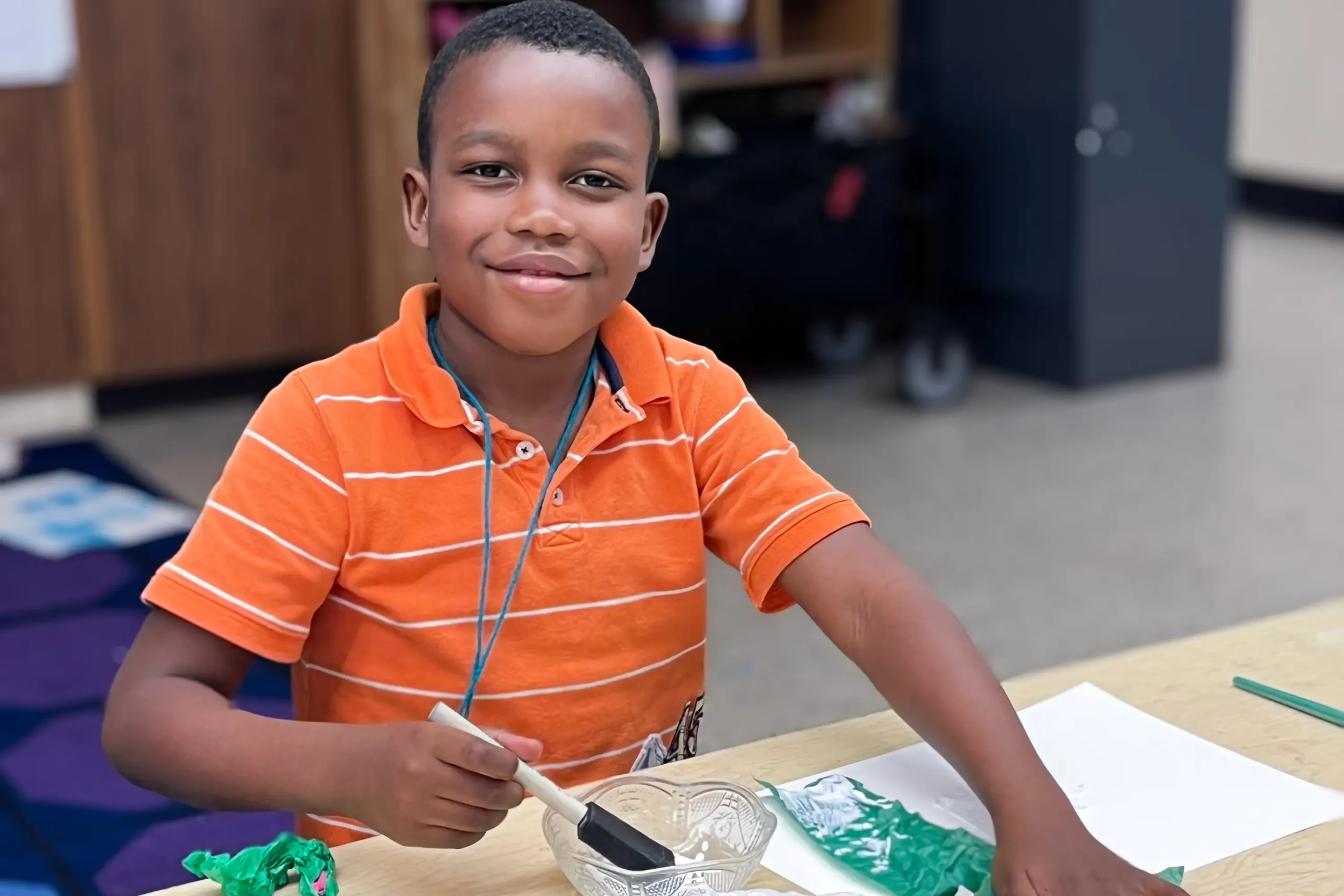 Students believe they can succeed when they finish a new project in CATA workshops.